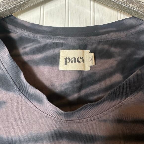 Pact Gray Long Sleeve Tie Dye Shirt - Picture 2 of 4
